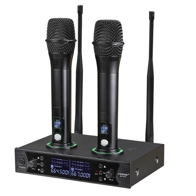 Wireless Bluetooth Microphone One For Two Reverberation Tuning Family KTV TV Computer Karaoke Microphone-US Plug
Wireless Bluetooth Microphone One For Two Reverberation Tuning Family KTV TV Computer Karaoke Microphone-US Plug