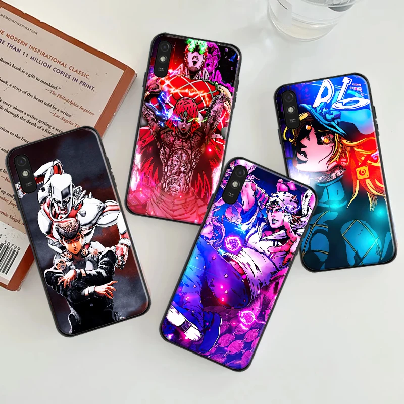 JOJO’S BIZARRE ADVENTURE OVER HEAVEN Phone Case For Xiaomi Redmi 7 7A 8 8A 9 9i 9AT 9T 9A 9C Note 8 2021 Silcone Black Cover 
JOJO’S BIZARRE ADVENTURE OVER HEAVEN Phone Case For Xiaomi Redmi 7 7A 8 8A 9 9i 9AT 9T 9A 9C Note 8 2021 Silcone Black Cover