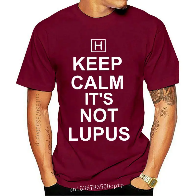 Man Clothing New Keep Calme It's Not Lupus T Shirts For Men House MD Fox Hugh Plus Size Tops Tops Novelty T-Shirts Round Neck Co
Man Clothing New Keep Calme It's Not Lupus T Shirts For Men House MD Fox Hugh Plus Size Tops Tops Novelty T-Shirts Round Neck Co