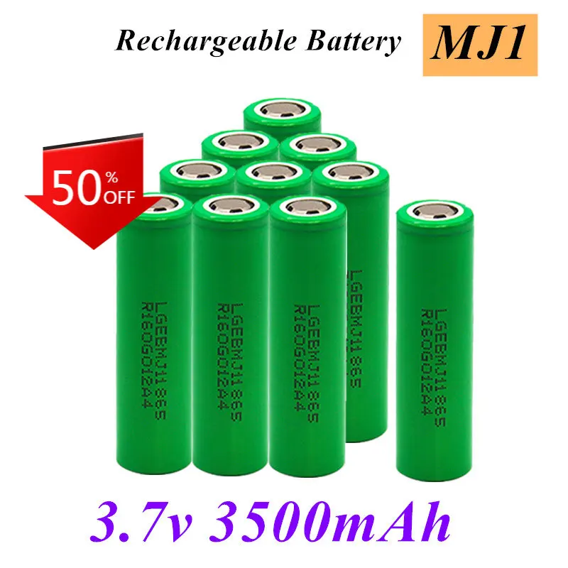 2021 New 100% Original MJ1 3.7 v 3500 mah 18650 Lithium Rechargeable Battery For Flashlight batteries for L MJ1 3500mah battery
2021 New 100% Original MJ1 3.7 v 3500 mah 18650 Lithium Rechargeable Battery For Flashlight batteries for L MJ1 3500mah battery