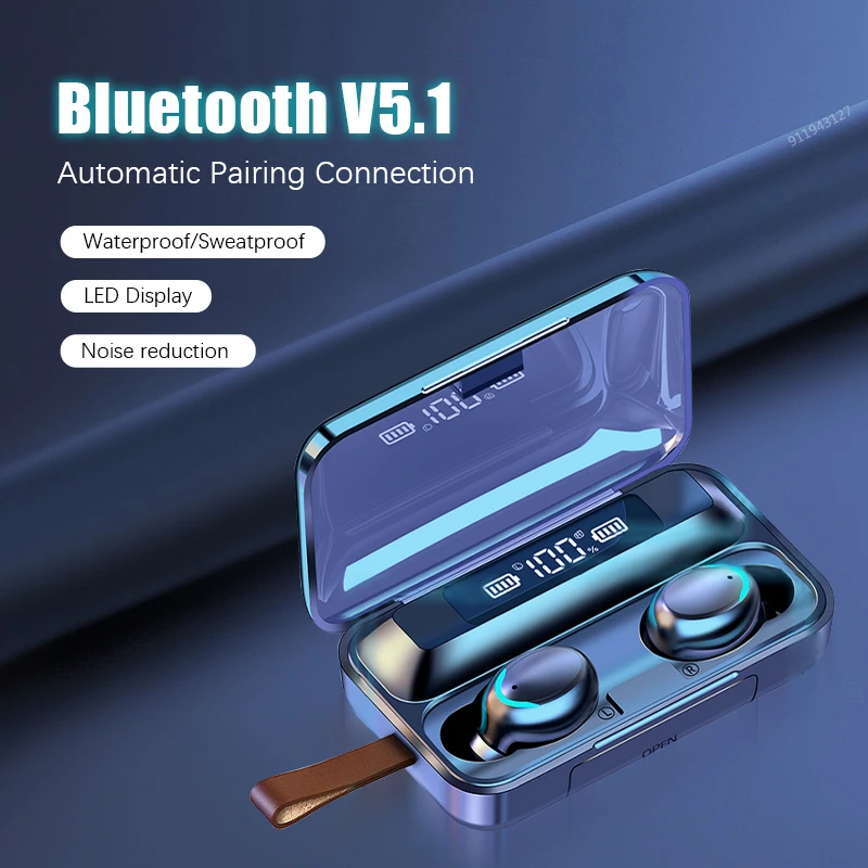 TWS Wireless Earphone Bluetooth 5.1 Headphone Dual Stereo Noise Reduction Sport Bass Touch Control Headset Long Standby 3000mAH
TWS Wireless Earphone Bluetooth 5.1 Headphone Dual Stereo Noise Reduction Sport Bass Touch Control Headset Long Standby 3000mAH