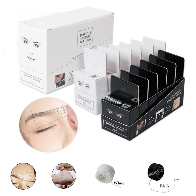 Microblading Mapping String White Pre-Inked Eyebrow Marker Thread Tattoo Brows Point Tool Permanent Makeup Tattoo Supplies
Microblading Mapping String White Pre-Inked Eyebrow Marker Thread Tattoo Brows Point Tool Permanent Makeup Tattoo Supplies