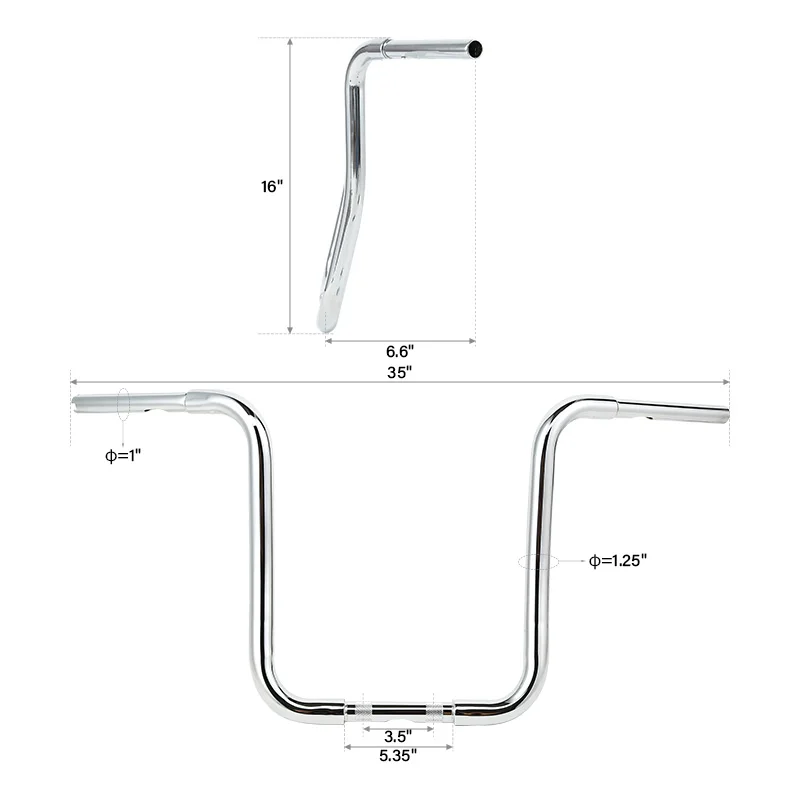 Мотоциклетный руль 12 дюймов, 14 дюймов, 16 дюймов, 18 дюймов, подъем 1-1/4 дюйма, подходит для Harley Sportster XL 1200 883 Softail FLST FXST Fatboy
Мотоциклетный руль 12 дюймов, 14 дюймов, 16 дюймов, 18 дюймов, подъем 1-1/4 дюйма, подходит для Harley Sportster XL 1200 883 Softail FLST FXST Fatboy