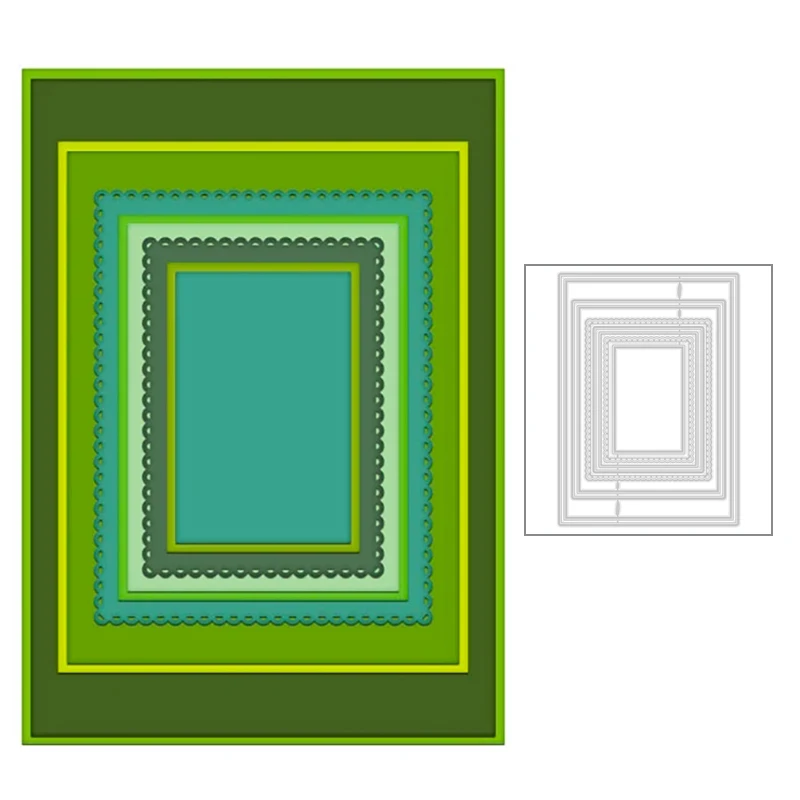 2020 New Layered Nesting Metal Cutting Dies and Rectangle Frame Die Scrapbooking For Crafts Card Making Supplies no stamps sets
2020 New Layered Nesting Metal Cutting Dies and Rectangle Frame Die Scrapbooking For Crafts Card Making Supplies no stamps sets