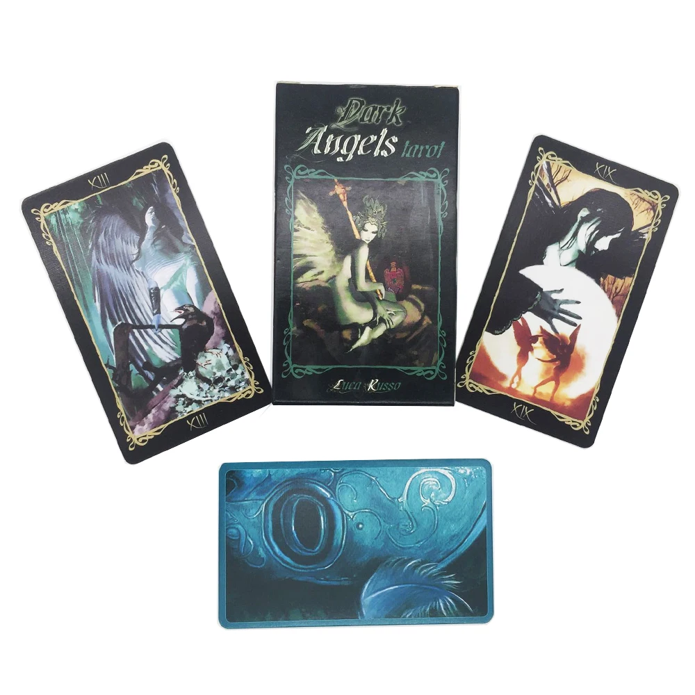 78 CardsDark Angels Tarot Deck Card Game English Version Family Party Board Game Divination Fate Tarot Cards
78 CardsDark Angels Tarot Deck Card Game English Version Family Party Board Game Divination Fate Tarot Cards