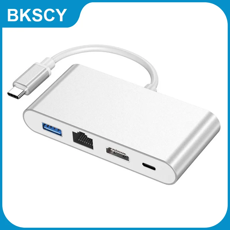 Док-станция Bkscy с Type C на Ethernet RJ45, 4K, HDMI, совместимая с USB C 3,0
Док-станция Bkscy с Type C на Ethernet RJ45, 4K, HDMI, совместимая с USB C 3,0