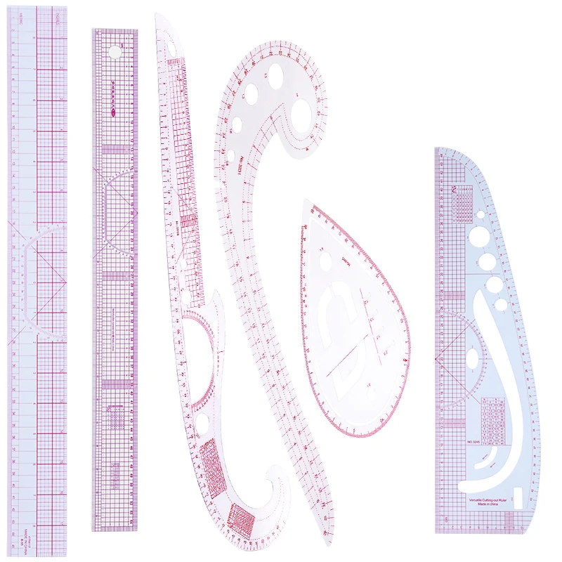 Fenrry 6PCS French Curve Ruler Kit Sewing Measure Dressmaking Tool Set Tailor Drawing Template DIY Craft Quilting Accessories
Fenrry 6PCS French Curve Ruler Kit Sewing Measure Dressmaking Tool Set Tailor Drawing Template DIY Craft Quilting Accessories
