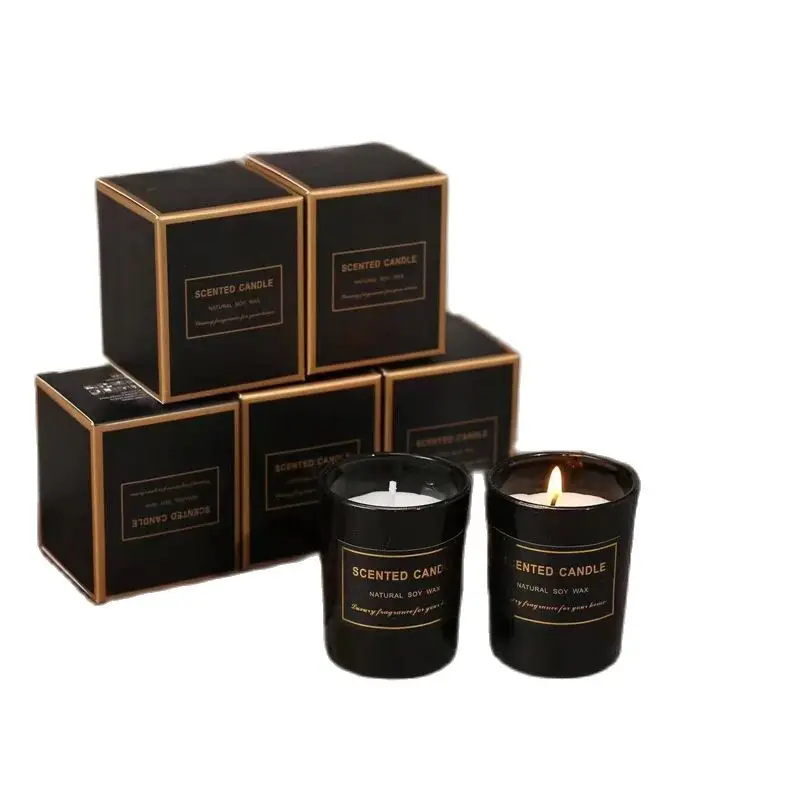 

Scented Aromatic Candle Smokeless Fragrance Plant Soy Wax DIY Romantic Wedding Gift Candles Home Office Yoga Room Air Freshener