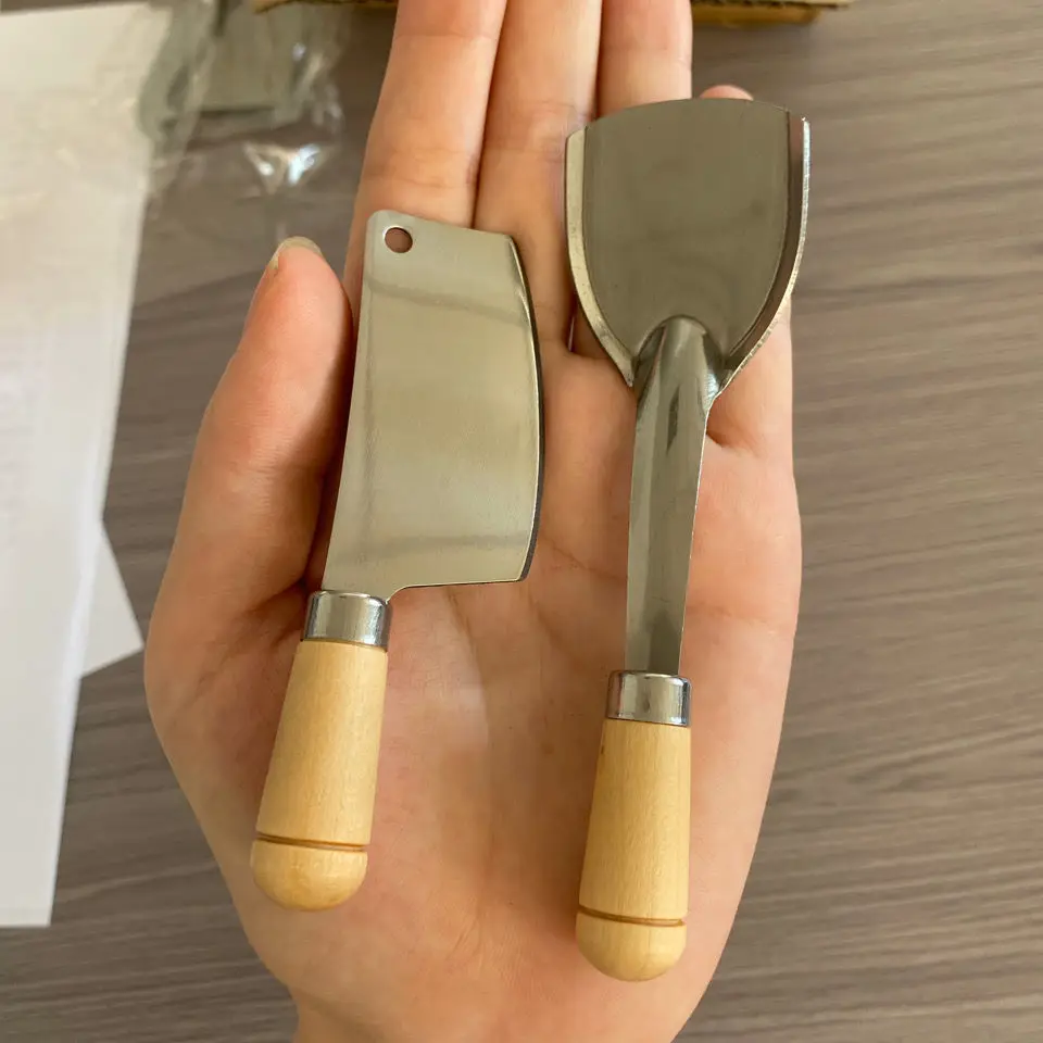 Miniature Knife shovel house creative Cookware Kids Children Toys Real Cook Food Play Small Kitchen Utensils tools 2022 hot sale
Miniature Knife shovel house creative Cookware Kids Children Toys Real Cook Food Play Small Kitchen Utensils tools 2022 hot sale