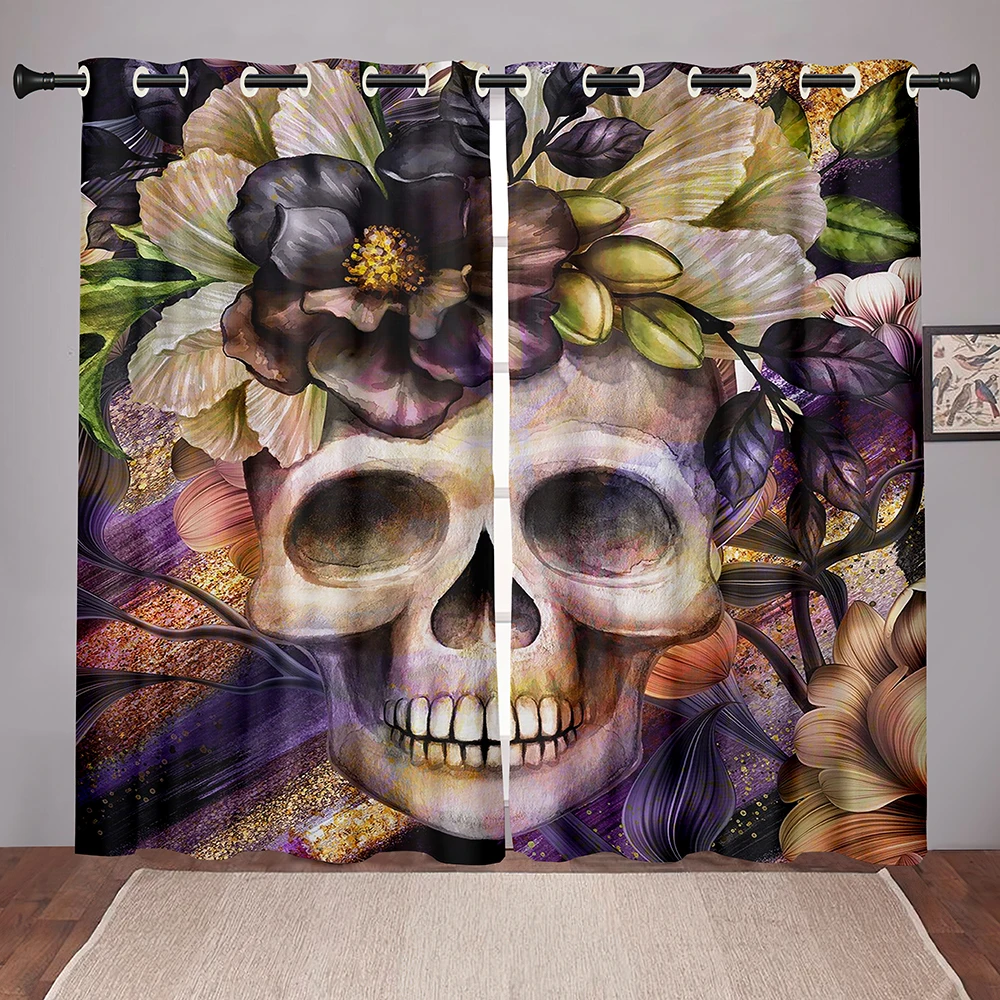 Skull Blackout Curtains Adult Children Curtains Living Room Boys Girls Bedroom Bar Window Decoration Custom 3D Flower Digital
Skull Blackout Curtains Adult Children Curtains Living Room Boys Girls Bedroom Bar Window Decoration Custom 3D Flower Digital