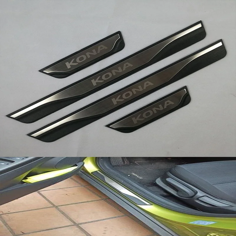 Новинка 100%, наклейка на порог автомобильной двери, фотопедаль для Hyundai Kona, декоративная наклейка, автомобильные аксессуары, автостайлинг
Новинка 100%, наклейка на порог автомобильной двери, фотопедаль для Hyundai Kona, декоративная наклейка, автомобильные аксессуары, автостайлинг