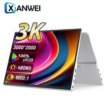 XIANWEI 13.5 Inch 3K Portable Monitor QHD 3:2 IPS External Display Screen USB C For Laptop Macbook Phone PC XBox PS4/5 Switch