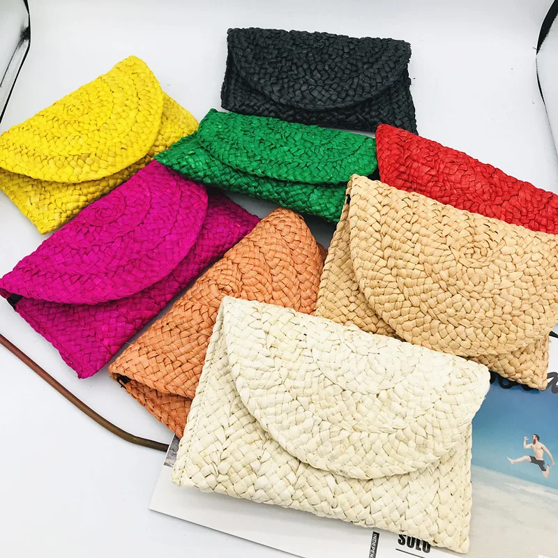 New Hand-woven Clutch Bag Purse Women Fashion All-match Bag Handbags Luxury Designer Summer Lightweight Multicolor Put Phone
New Hand-woven Clutch Bag Purse Women Fashion All-match Bag Handbags Luxury Designer Summer Lightweight Multicolor Put Phone