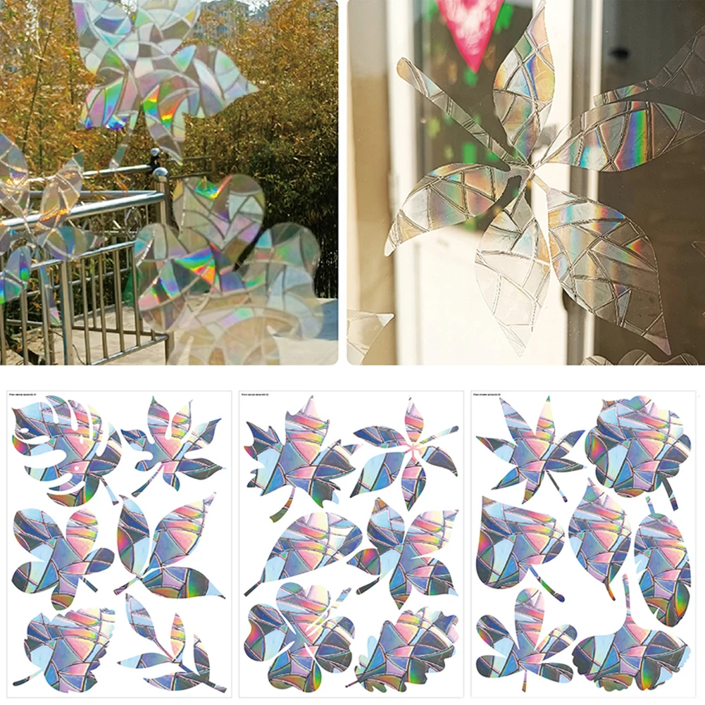 19Pcs Static Stickers Rainbow Prism Window Clings Hummingbird Flower Feather Stop Alert Prevent Crash Glass Home Decor
19Pcs Static Stickers Rainbow Prism Window Clings Hummingbird Flower Feather Stop Alert Prevent Crash Glass Home Decor