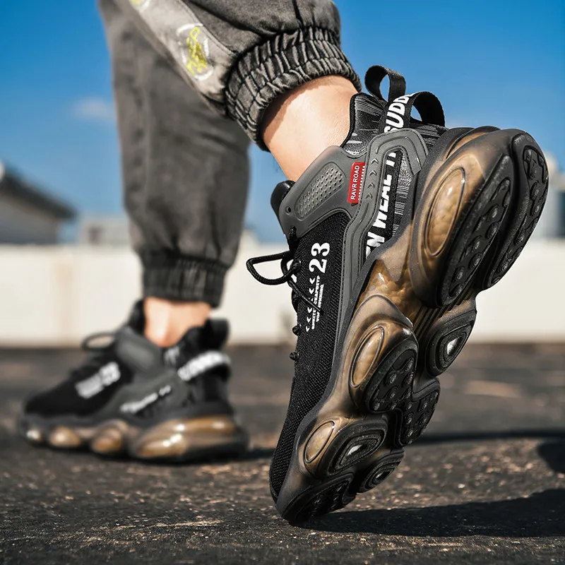 Men Sneakers casual Arrival Fashion Outdoor Jogging Sports Shoes Mesh Breathable Cushioning Black Basket Footwear Male Big Size
Men Sneakers casual Arrival Fashion Outdoor Jogging Sports Shoes Mesh Breathable Cushioning Black Basket Footwear Male Big Size