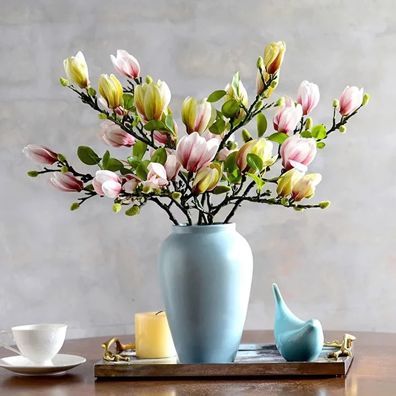 White Magnolia Bouquet Artificial Flowers Fake Flower Branch Wedding Decoration DIY Wedding Party Garden Decoration
White Magnolia Bouquet Artificial Flowers Fake Flower Branch Wedding Decoration DIY Wedding Party Garden Decoration