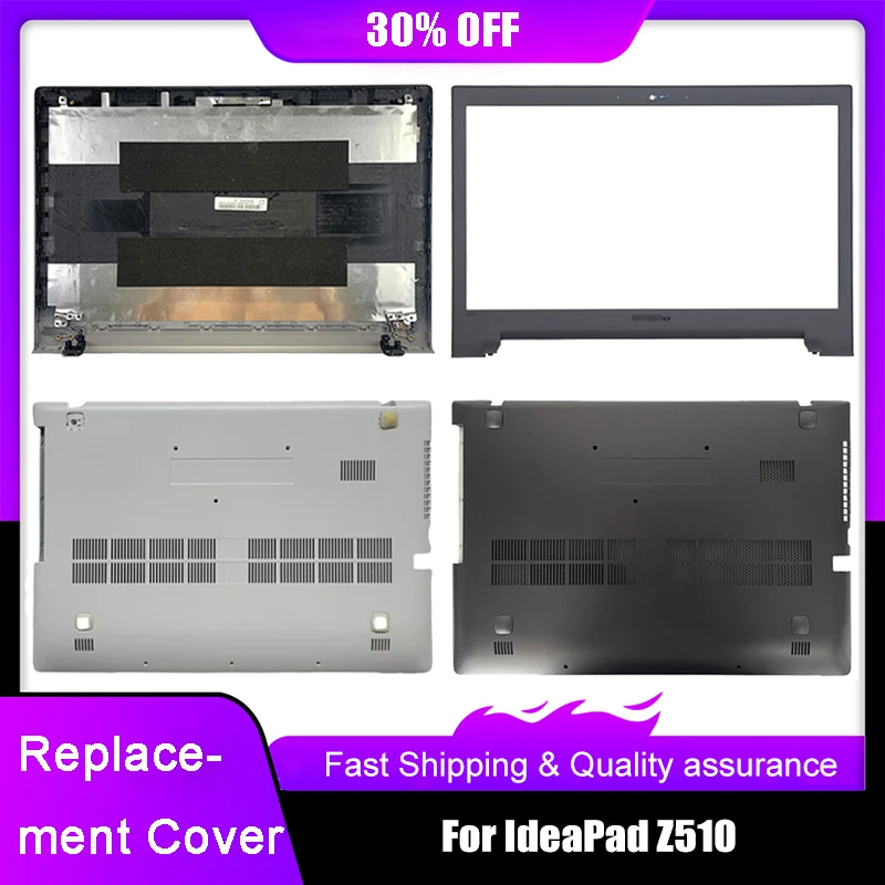 Новая задняя крышка ЖК-дисплея для ноутбука Lenovo IdeaPad серии Z510 передняя рамка
