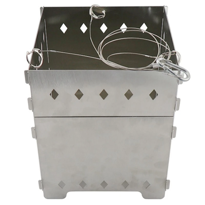 Outdoor Multi-Function Stainless Steel Wood Stove Camping Incinerator Hanging Stove Picnic BBQ Grill Camping Stove
Outdoor Multi-Function Stainless Steel Wood Stove Camping Incinerator Hanging Stove Picnic BBQ Grill Camping Stove