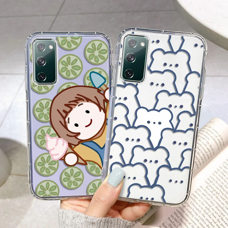 Cartoon Case For Samsung S21 Case For Galaxy S20 FE Note 20 Ultra S10 Plus M31 M51 M21S M30S M21 M11 J7 J6 J4 Prime Clear Funda
Cartoon Case For Samsung S21 Case For Galaxy S20 FE Note 20 Ultra S10 Plus M31 M51 M21S M30S M21 M11 J7 J6 J4 Prime Clear Funda
