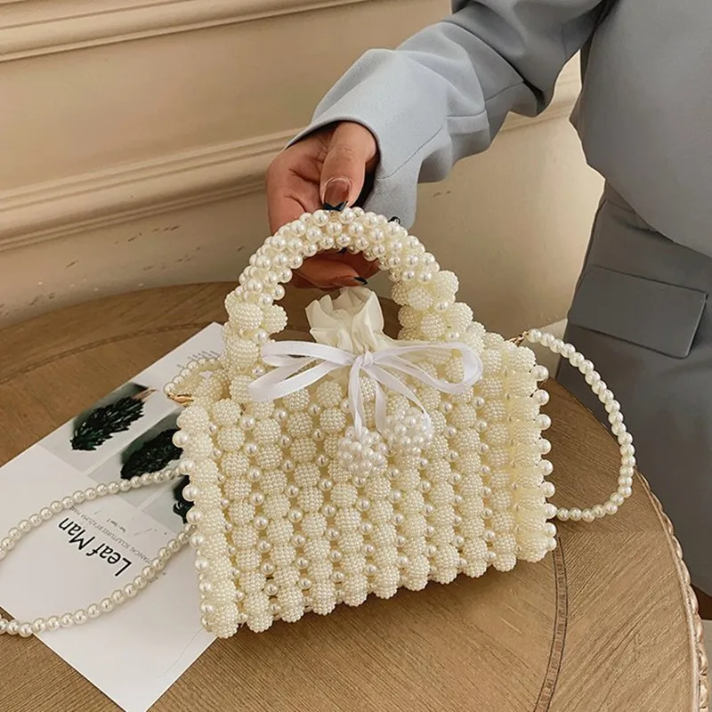 Pearl Beaded Women's Small Handbag Wedding Evening Clutch Bag For Bridal Luxury Elegant Party Purse Crossbody Bags
Pearl Beaded Women's Small Handbag Wedding Evening Clutch Bag For Bridal Luxury Elegant Party Purse Crossbody Bags