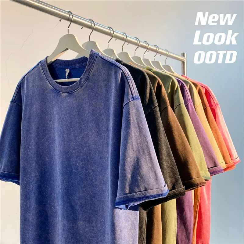 Summer Vintage Short Sleeve T-shirt Men Women Solid Color Base Shirt Couple T-shirt Summer Solid Color Short Sleeve Top Cpe
Summer Vintage Short Sleeve T-shirt Men Women Solid Color Base Shirt Couple T-shirt Summer Solid Color Short Sleeve Top Cpe