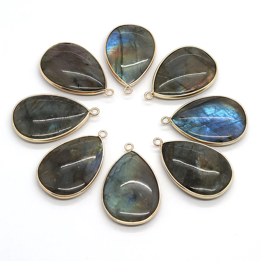 1pcs Natural Stone Classic Drop Shape Glitter Stone Faceted Copper Bound Pendant for Women DIY Jewelry Making Healing Jewelry
1pcs Natural Stone Classic Drop Shape Glitter Stone Faceted Copper Bound Pendant for Women DIY Jewelry Making Healing Jewelry