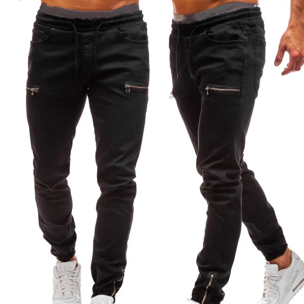 Streetwear Fashion Frosted Zipper Ankle Tied Jeans Jeans Men Jeans All Match for Party
Streetwear Fashion Frosted Zipper Ankle Tied Jeans Jeans Men Jeans All Match for Party