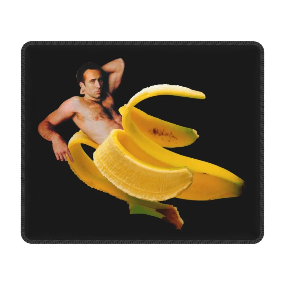 Nicolas Cage In A Banana Laptop Mouse Pad Waterproof Mousepad with Stitched Edges Non-Slip Rubber Funny Meme Mouse Mat for Gamer
Nicolas Cage In A Banana Laptop Mouse Pad Waterproof Mousepad with Stitched Edges Non-Slip Rubber Funny Meme Mouse Mat for Gamer