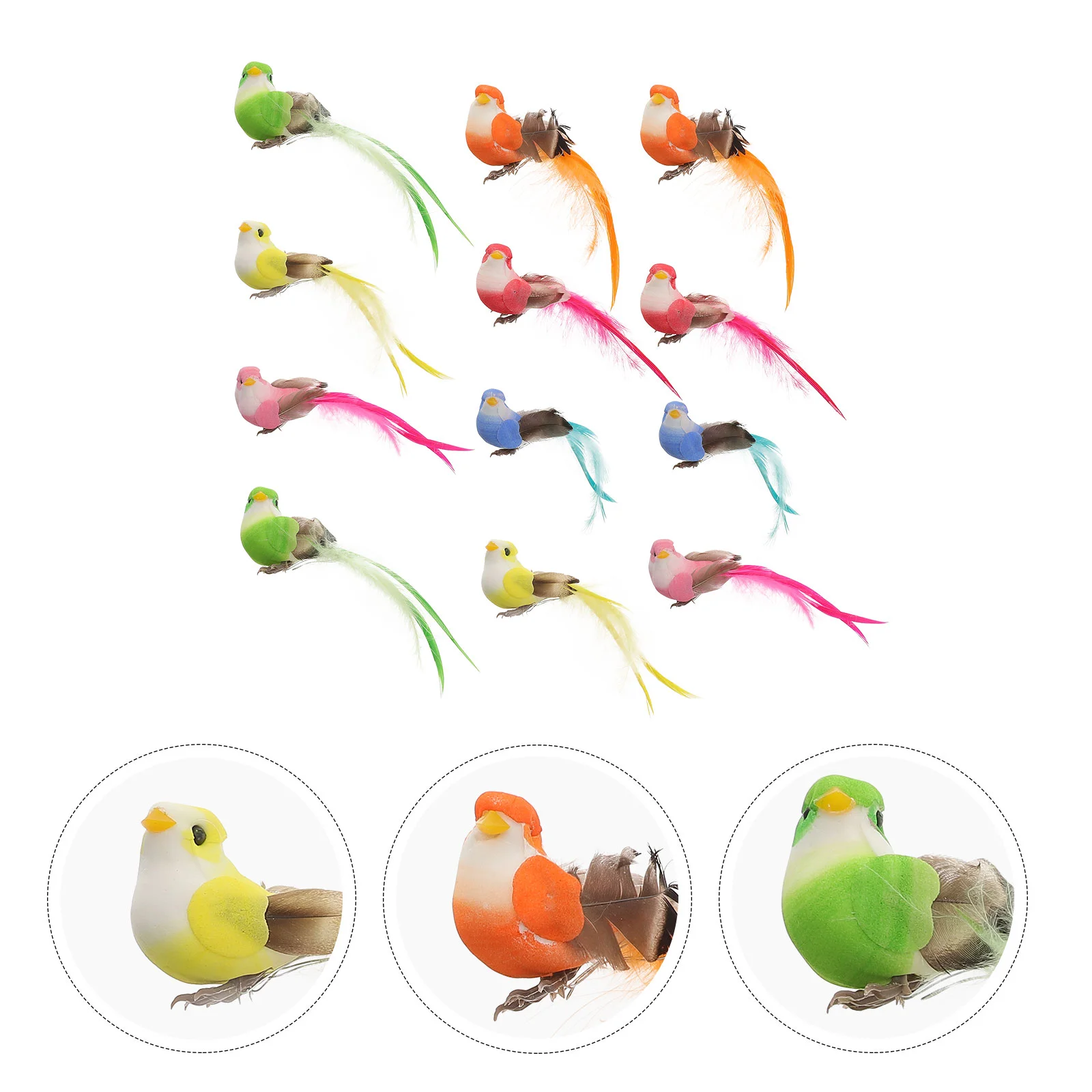Bird Birds Garden Decor Parrot Fake Figures Decoration Ornaments Tree Realistic Feathered Statue Foam Simulated Figurine Wedding
Bird Birds Garden Decor Parrot Fake Figures Decoration Ornaments Tree Realistic Feathered Statue Foam Simulated Figurine Wedding