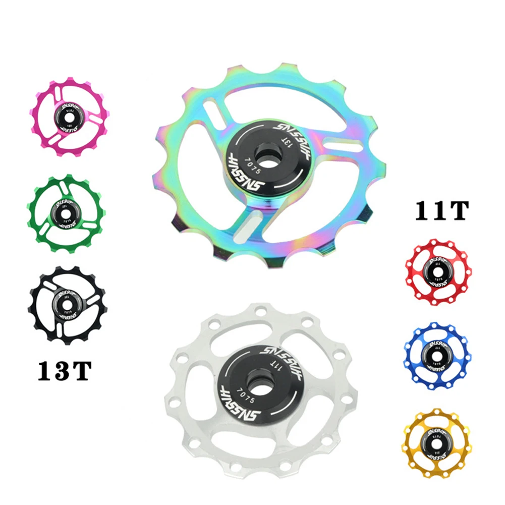 Mountain Bike MTB Aluminium Alloy Rear Derailleur Jockey Wheel Pulley 11T 13T Colorful Optional Bicycle Guide Pulley Bearing
Mountain Bike MTB Aluminium Alloy Rear Derailleur Jockey Wheel Pulley 11T 13T Colorful Optional Bicycle Guide Pulley Bearing