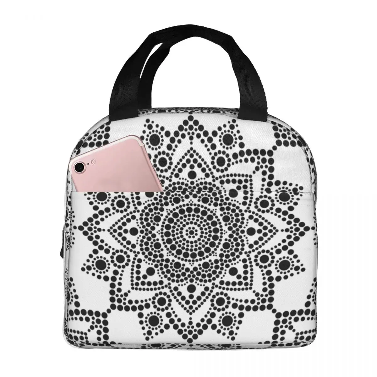 Lunch Bag for Women Kids Mandala Thermal Cooler Portable Picnic Work Oxford Lunch Box Handbags
Lunch Bag for Women Kids Mandala Thermal Cooler Portable Picnic Work Oxford Lunch Box Handbags