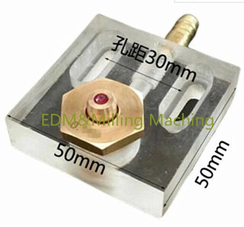 Set EDM Wire Machine 50x50x30mm Ruby Water Spray Guide 0.192mm Direct Water For CNC Sparks Machine Service 
Set EDM Wire Machine 50x50x30mm Ruby Water Spray Guide 0.192mm Direct Water For CNC Sparks Machine Service