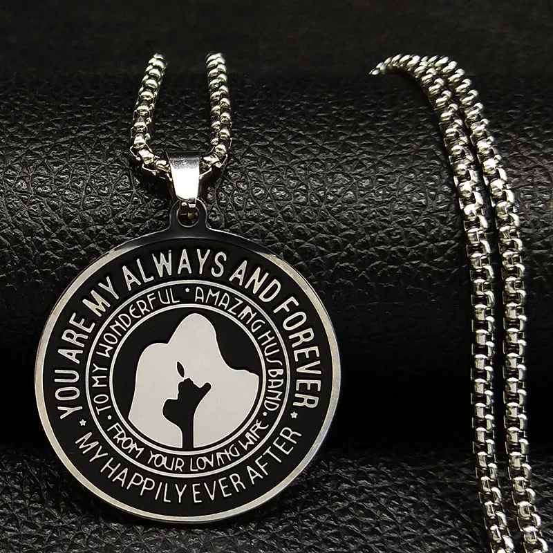 New I Love You Forever Enamel Stainless Steel Pendant Necklace Women Silver Color Couple Necklaces Jewelry joyas N186732S08
New I Love You Forever Enamel Stainless Steel Pendant Necklace Women Silver Color Couple Necklaces Jewelry joyas N186732S08