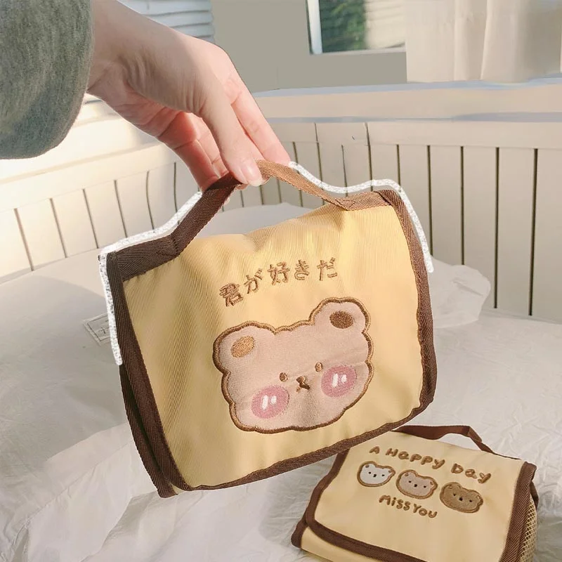 New Make Up Bag Women Makeup Hanging Toiletries Organizer Travel Jewelry Fold Cosmetic Brushes Wash Kits Case Pouch
New Make Up Bag Women Makeup Hanging Toiletries Organizer Travel Jewelry Fold Cosmetic Brushes Wash Kits Case Pouch