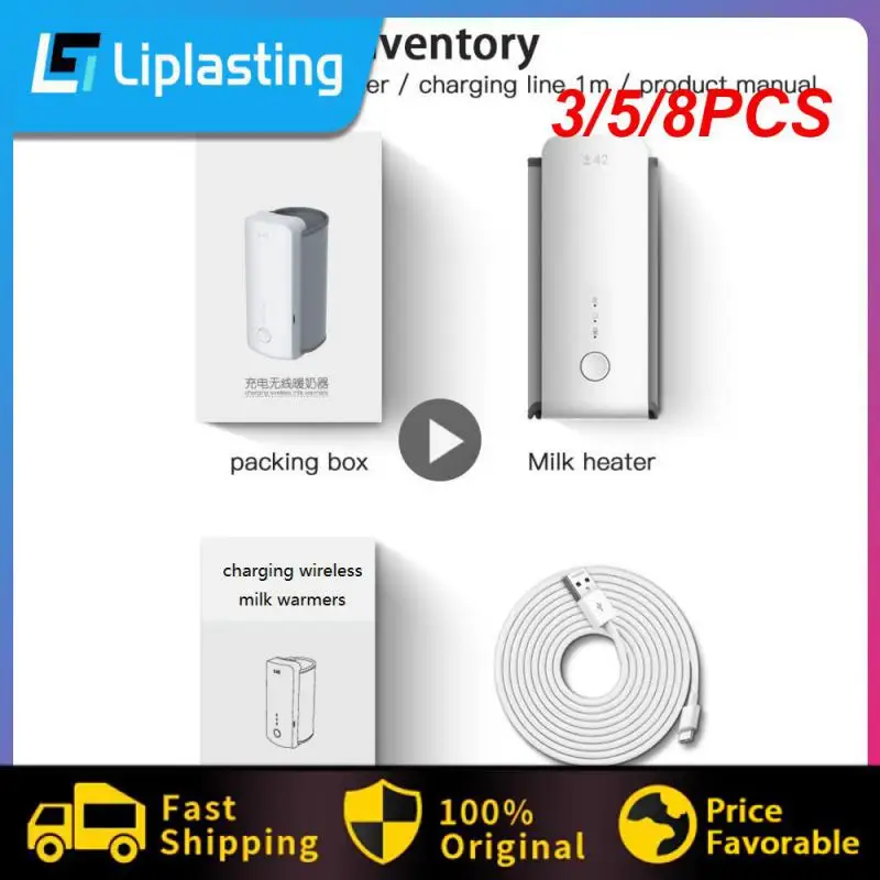 8PCS Portable Travel Bottle Heater USB Rechargeable Breast Heater Night Milk Heater Thermostat Heated Milk Feeding Accessories 
8PCS Portable Travel Bottle Heater USB Rechargeable Breast Heater Night Milk Heater Thermostat Heated Milk Feeding Accessories