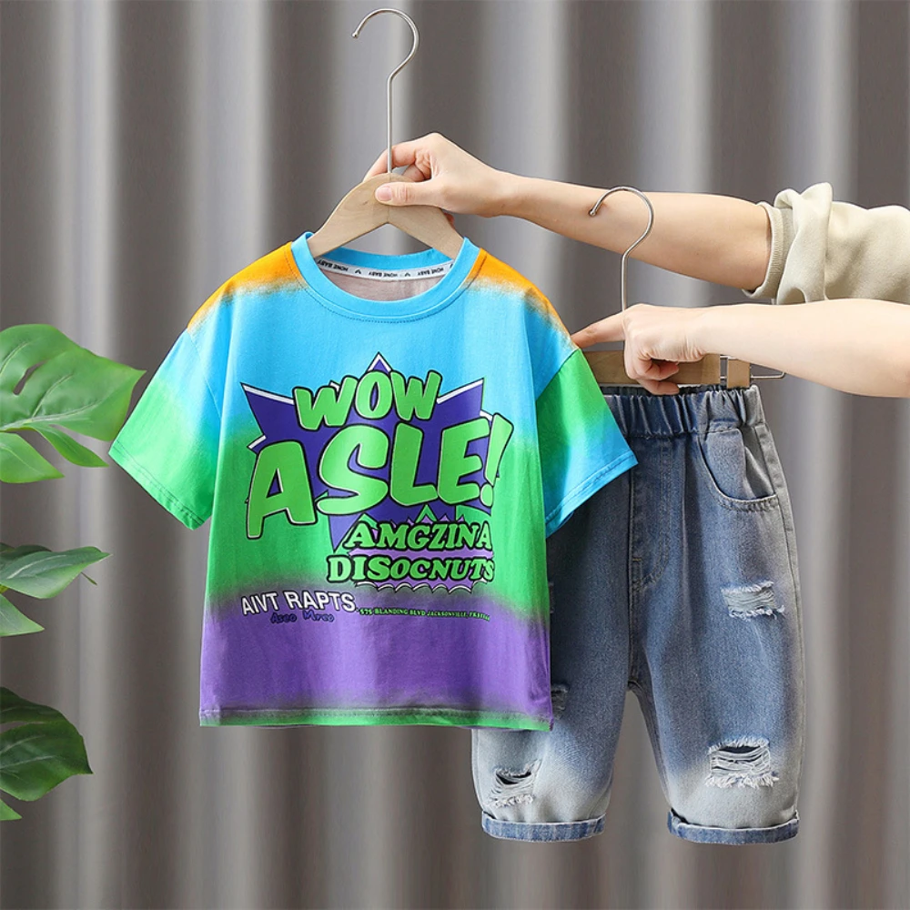 Спортивные костюмы для подростков на возраст 2-10 лет, хлопковые комплекты одежды для маленьких мальчиков и девочек, летняя одежда 2023, детски...
Спортивные костюмы для подростков на возраст 2-10 лет, хлопковые комплекты одежды для маленьких мальчиков и девочек, летняя одежда 2023, детски...