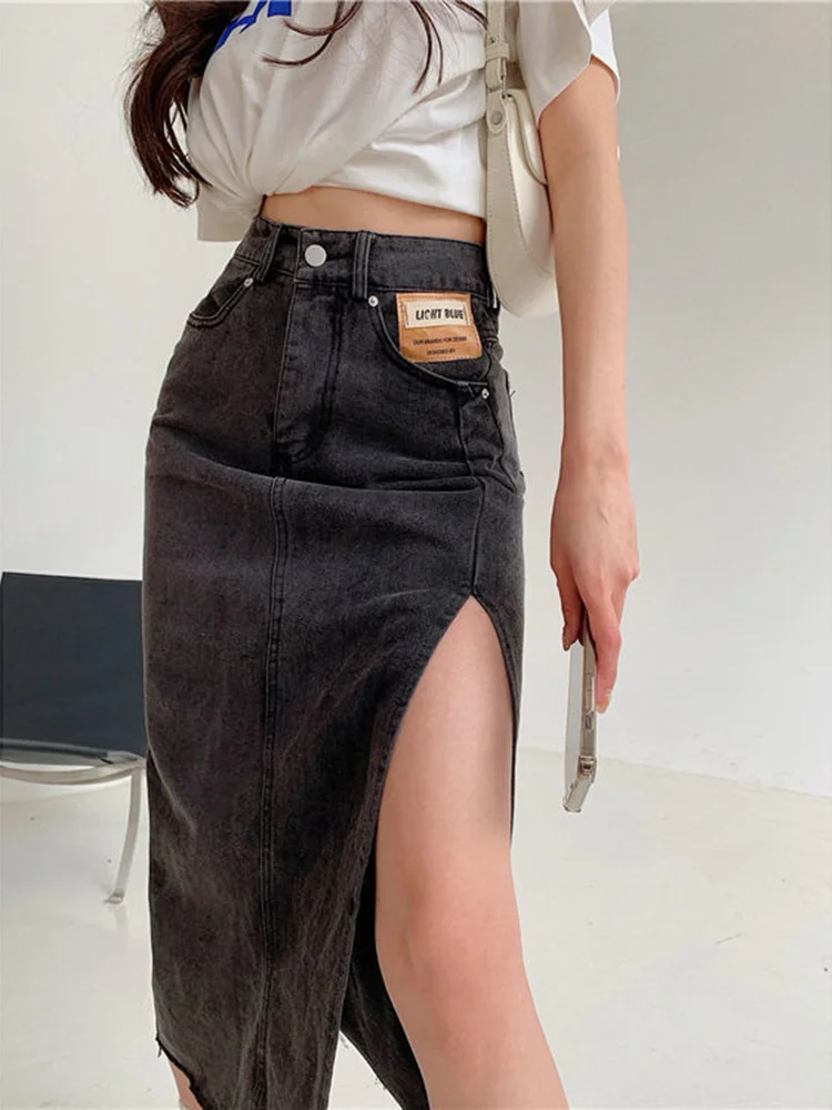 Maxi Jeans Skirt Women Denim Long Skirts Summer 2022 Vintage Maxi Skirt Side Split Denim Skirt Women Long Korean
Maxi Jeans Skirt Women Denim Long Skirts Summer 2022 Vintage Maxi Skirt Side Split Denim Skirt Women Long Korean