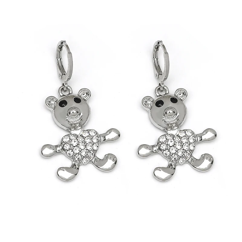 KHARISMA Zircon Cute Bear Pendant Drop Earring Jewelry Accessories For Women Fashion Wedding Gift
KHARISMA Zircon Cute Bear Pendant Drop Earring Jewelry Accessories For Women Fashion Wedding Gift