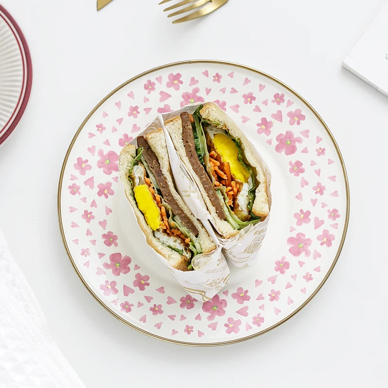 Korean-style Ceramic Plate Home Flowers and Plants Flat Round Western-style Food Plate Heating Plate Kitchen Utensils Plate.
Korean-style Ceramic Plate Home Flowers and Plants Flat Round Western-style Food Plate Heating Plate Kitchen Utensils Plate.