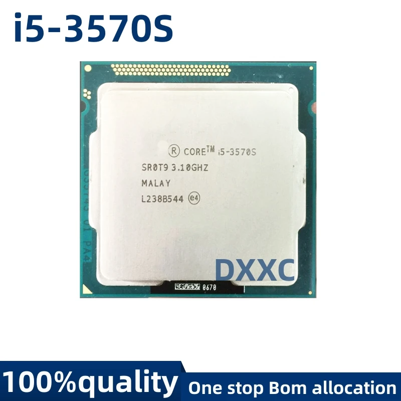 

For Intel Core i5-3570S i5 3570S CPU Processor I5 3570S 6M Cache 3.1GHz LGA1155 Desktop CPU Quad-Core