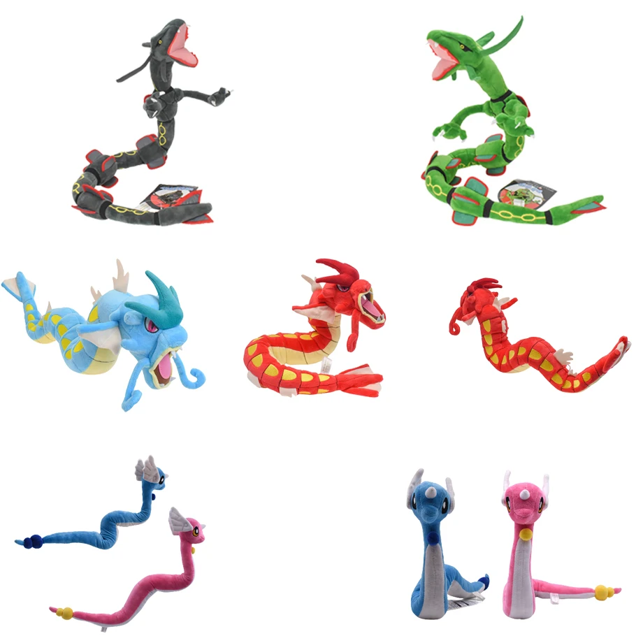 

Pokemon Peluches Dragonair Gyarados Rayquaza Soft Stuffed Animals Dolls Sky Dragon Toy Plushie Collection for Kids Birthday Gift