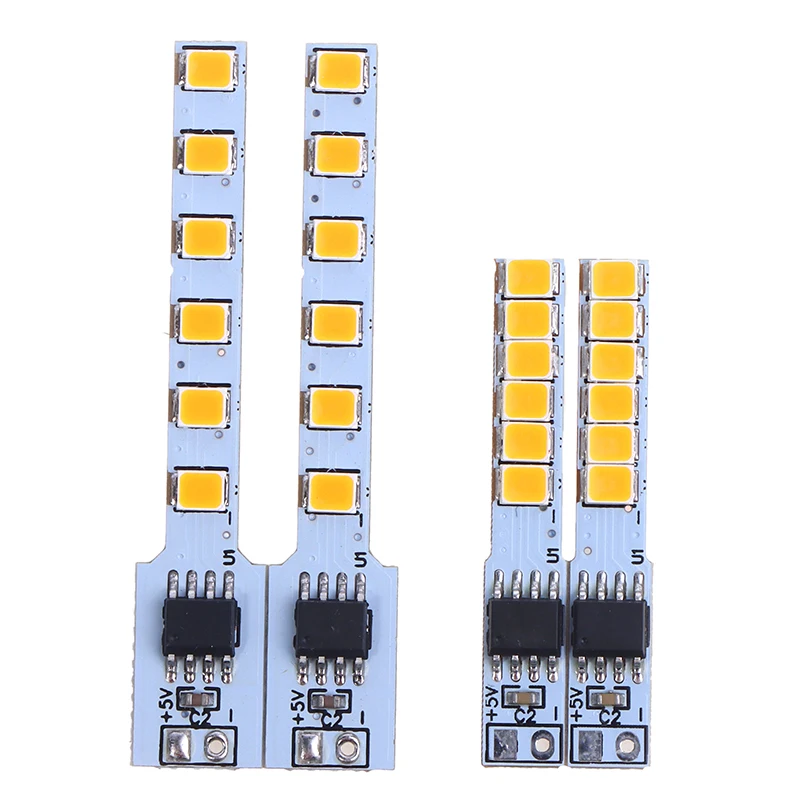 

2Pcs Led Flame Flash Candles Diode Light lamp board PCB Decoration Light Bulb Accessories Binking Imitation Candle Flame DIY