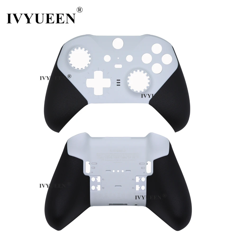 

IVYUEEN for Xbox Elite Wireless Controller Series 2 Core White Replacement Housing Shell Faceplate Front Back Case Bottom Cover