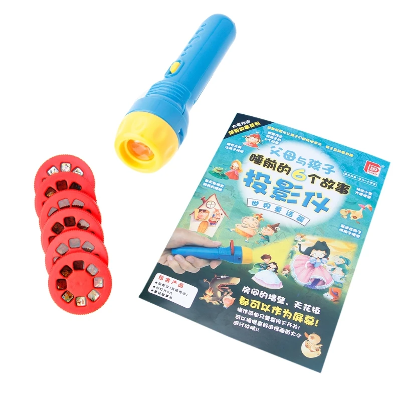 Children Flashlight Torch Projector Sleeping Story Telling Light Shadow Fine Motor Toy for Kiddie Learning Concentrate
Children Flashlight Torch Projector Sleeping Story Telling Light Shadow Fine Motor Toy for Kiddie Learning Concentrate