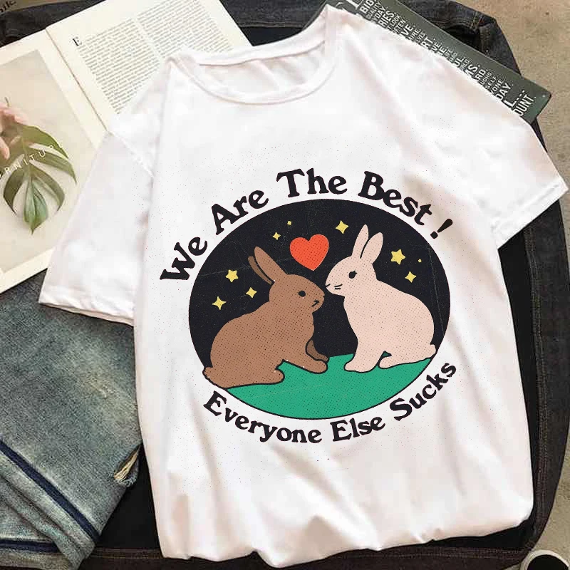 Women Rabbit Watercolor Flower Ladies 2021 Fashion Cartoon Summer Lady Print Tee Graphic T Top Female Tshirts Clothes T-Shirt
Women Rabbit Watercolor Flower Ladies 2021 Fashion Cartoon Summer Lady Print Tee Graphic T Top Female Tshirts Clothes T-Shirt