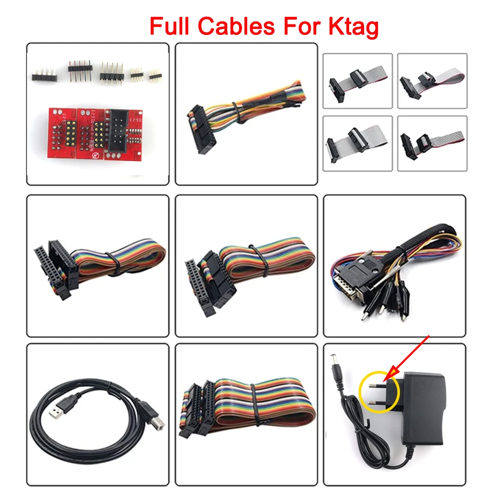 Полный комплект кабелей для KTAG OBD2 V7.020 ECU Программатор OBD адаптеры для K-tag прошивки автомобиля ECU Чип Tunning Master без машины
Полный комплект кабелей для KTAG OBD2 V7.020 ECU Программатор OBD адаптеры для K-tag прошивки автомобиля ECU Чип Tunning Master без машины