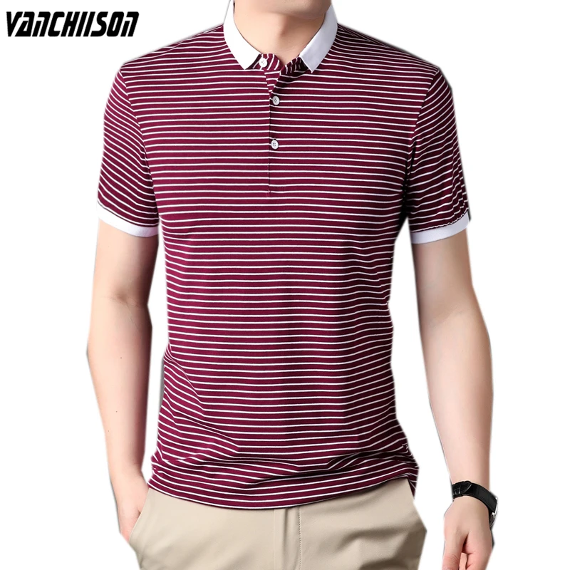 Men Polo Shirt Tops for Summer 95% Cotton Short Sleeve Stripes Business Smart Casual Buttons Turndown Collar Fashion 7139
Men Polo Shirt Tops for Summer 95% Cotton Short Sleeve Stripes Business Smart Casual Buttons Turndown Collar Fashion 7139