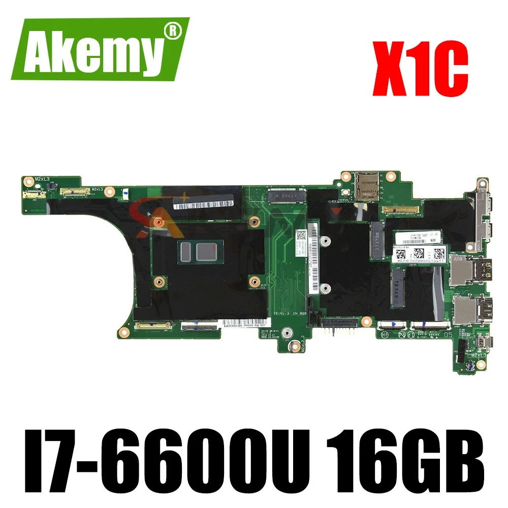 Материнская плата для ноутбука LENOVO Thinkpad X1C I7-6600U 16 Гб Ram, материнская плата DX120 NM-B141 01LV981 SR2F1 CPU
Материнская плата для ноутбука LENOVO Thinkpad X1C I7-6600U 16 Гб Ram, материнская плата DX120 NM-B141 01LV981 SR2F1 CPU