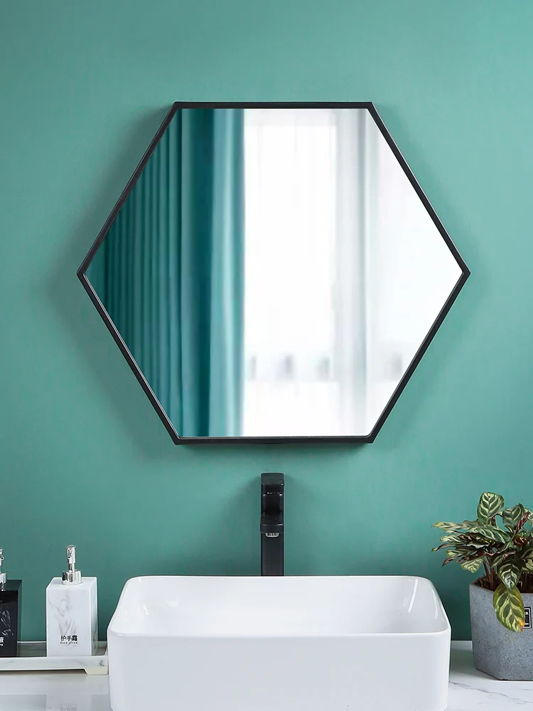 Bathtoom Mirror Big Size Vintage Ornament Design Bohemian Mirror Hexagon Wall Hanging Full Body Woondecoratie Room Decor 1211
Bathtoom Mirror Big Size Vintage Ornament Design Bohemian Mirror Hexagon Wall Hanging Full Body Woondecoratie Room Decor 1211