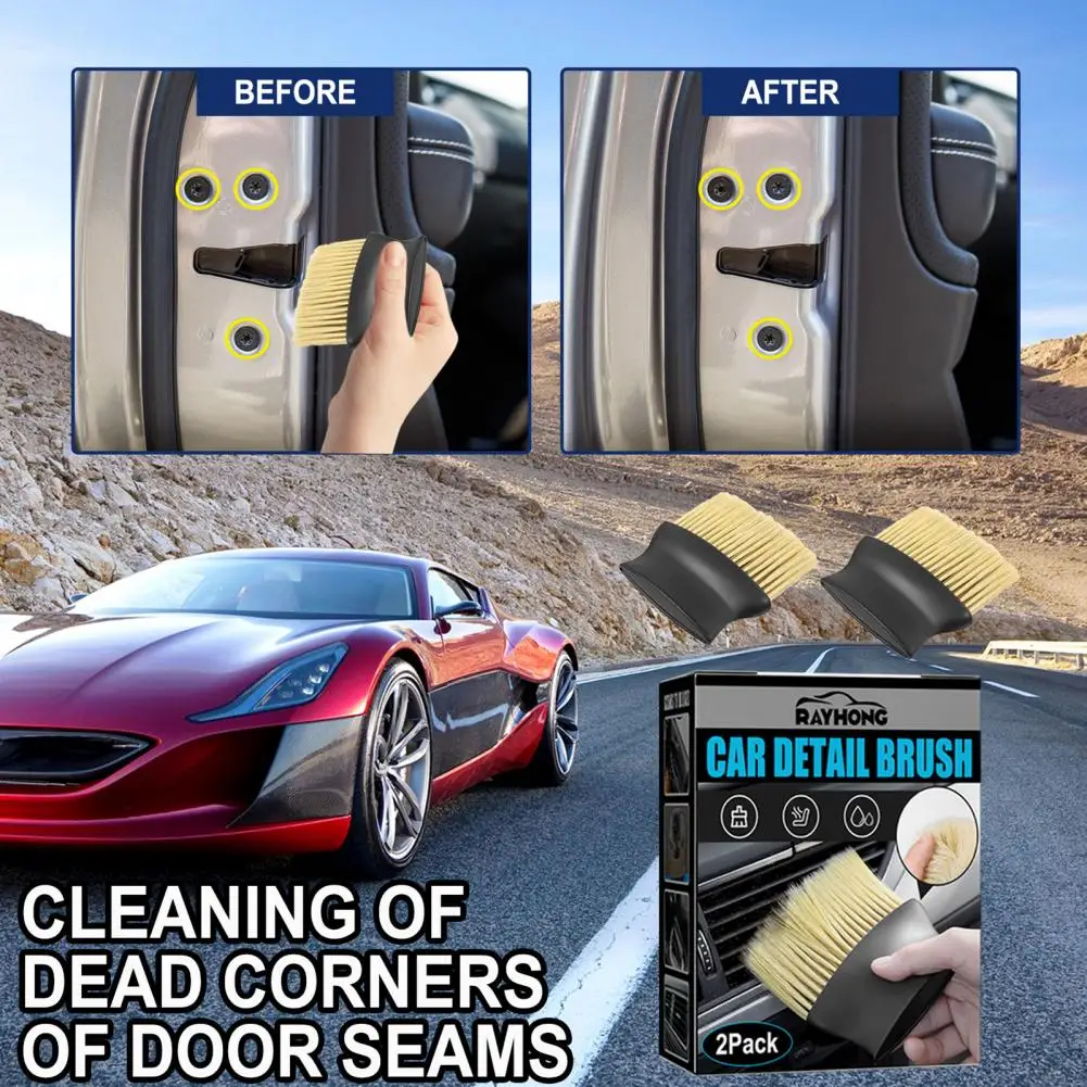 2Pcs Wear-resistant No Lint Multifunctional Car Dashboard Cleaning Dust Removal Brush Car Dust Cleaner for Auto
2Pcs Wear-resistant No Lint Multifunctional Car Dashboard Cleaning Dust Removal Brush Car Dust Cleaner for Auto